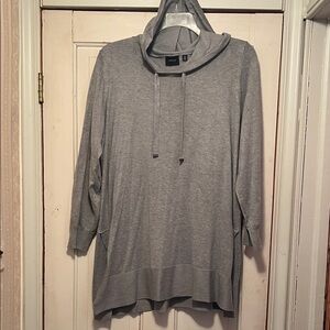 Cyrus Gray Hooded Sweatshirt